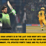 Lahore Qalandars vs Peshawar Zalmi: LQ vs PZ